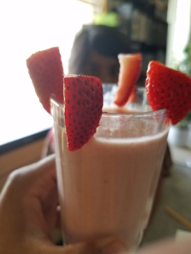 Regina's Strawberry-bannana smoothie
