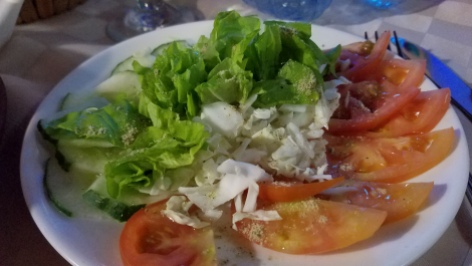 Simple salad, Trinidad, Cuba